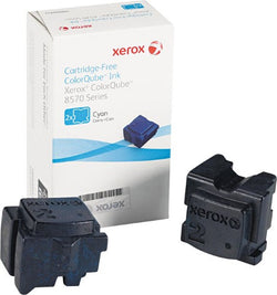 Genuine Xerox ColorQube 8570 / 8580 Cyan Solid Ink Pack (2 Sticks) (108R00926) (108R00946)