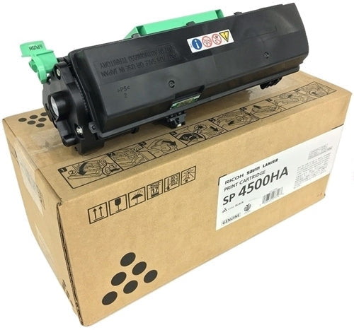 Original Ricoh (SP 4500A) Extra High Yield Black Laser Toner Cartridge, 407316