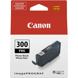 Original Canon PFI-300 Standard Yield Photo Black Ink Cartridge, 4193C002