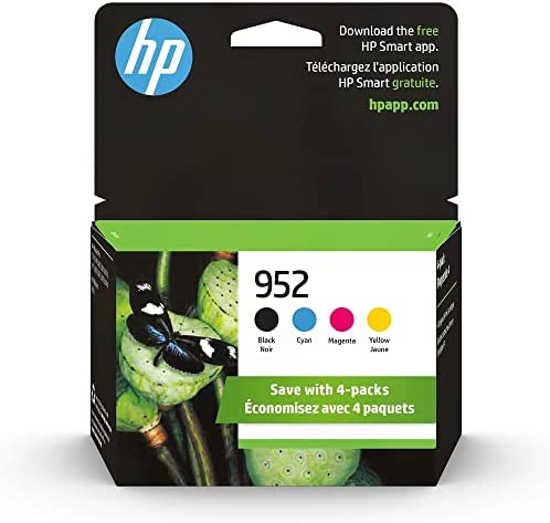 New Genuine HP 952 Black, Cyan, Magenta, Yellow Ink Cartridge