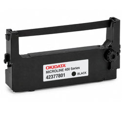 Original Okidata Microline 400 Series Standard Yield Black Ink Ribbon, 42377801 