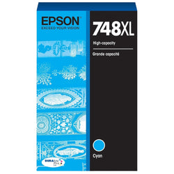 Epson 748XL High-Yield Cyan DURABrite Pro Ink Cartridge, T748XL220