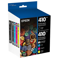 Epson 410 Black, Photo Black and Color Ink Cartridges