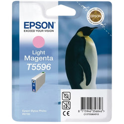 Original Epson T5596 Standard Yield Light Magenta Ink Cartridge, C13T55964010