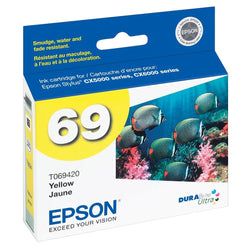 New Genuine Epson 69 Yellow Ink Cartridge