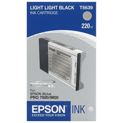 Original Epson T5639 Light Light Black Ink Cartridge