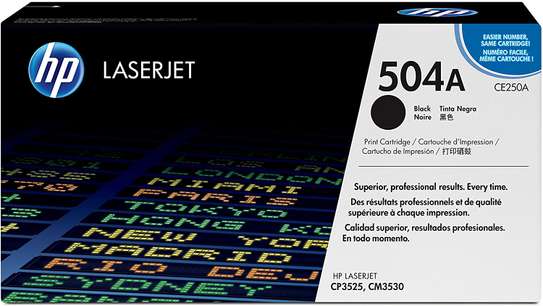 HP 504A High Yield Black LaserJet Toner Cartridge, CE250A