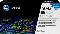 HP 504A High Yield Black LaserJet Toner Cartridge, CE250A