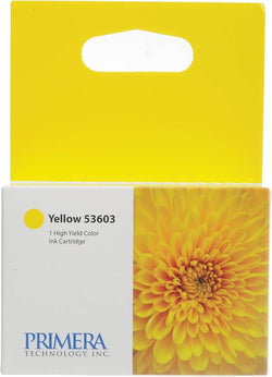 Primera Bravo 4100 Series High-Yield Yellow Ink Cartridge, 53603