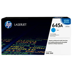 Original HP 645A Cyan LaserJet Toner Cartridge, C9731A