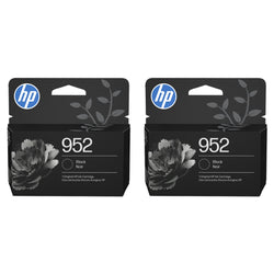 New Genuine HP 952 (F6U15AN) Black Ink Cartridge- 2 Pack