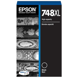 Epson 748XL High-Yield Black DURABrite Pro Ink Cartridge, T748XL120