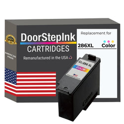 DoorStepInk Brand for Canon 286XL Color Remanufactured in the USA Ink Cartridges,6216C001