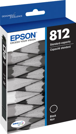 Epson 812 Black Standard Yield Ink Cartridge (T812120-S)