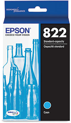 Epson 822 Standard Yield Cyan Single Ink Cartridge