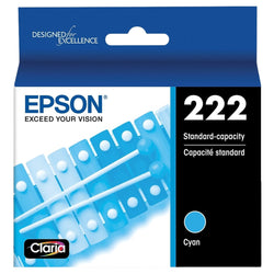 Epson 222 Cyan Ink Cartridges, T222220-S