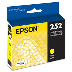 Original Epson 252 Yellow Ink Cartridge