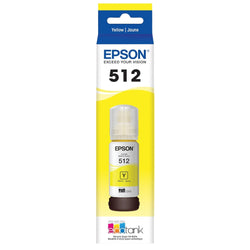 Original Epson T512 EcoTank Yellow Ink Bottle, T512420