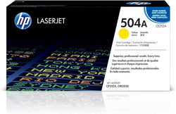HP 504A High Yield Yellow LaserJet Toner Cartridge, CE252A