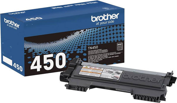 Brother TN450 High Yield Black Toner Cartridge, TN450