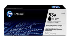 HP 53A Standard Yield Black LaserJet Toner Cartridge, Q7553A