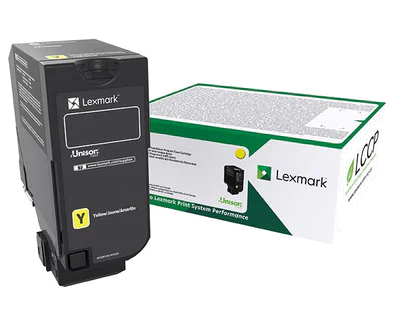 Original Lexmark 74C1HY0 High Yield Yellow Toner Cartridge