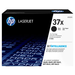 Genuine HP 37X High-Yield Black LaserJet Toner Cartridge, CF237X