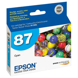 Original Epson 87 (T0872) Cyan Ink Cartridge