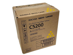Original Ricoh C5200 Standard Yield Yellow Toner Cartridge, 828423