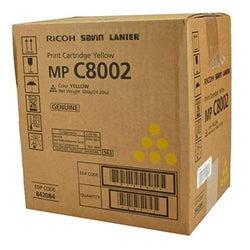 Genuine Ricoh MP C8002 High Yield YellowToner Cartridge, 842084