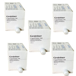 Genuine Gestetner CPI-3 Standard Yield Black Ink Cartridge, 84568 (5-Pack)