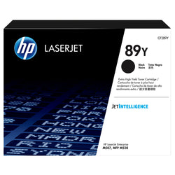 Genuine HP 89Y Extra High Yield Black LaserJet Toner Cartridge, CF289Y