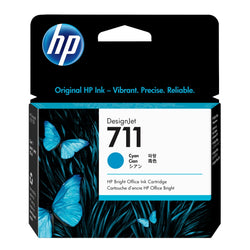 Original HP 711 29-ml (CZ130A) Cyan DesignJet Ink Cartridge
