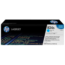 Original HP 824A Standard Yield Cyan Toner Cartridge, CB381Av