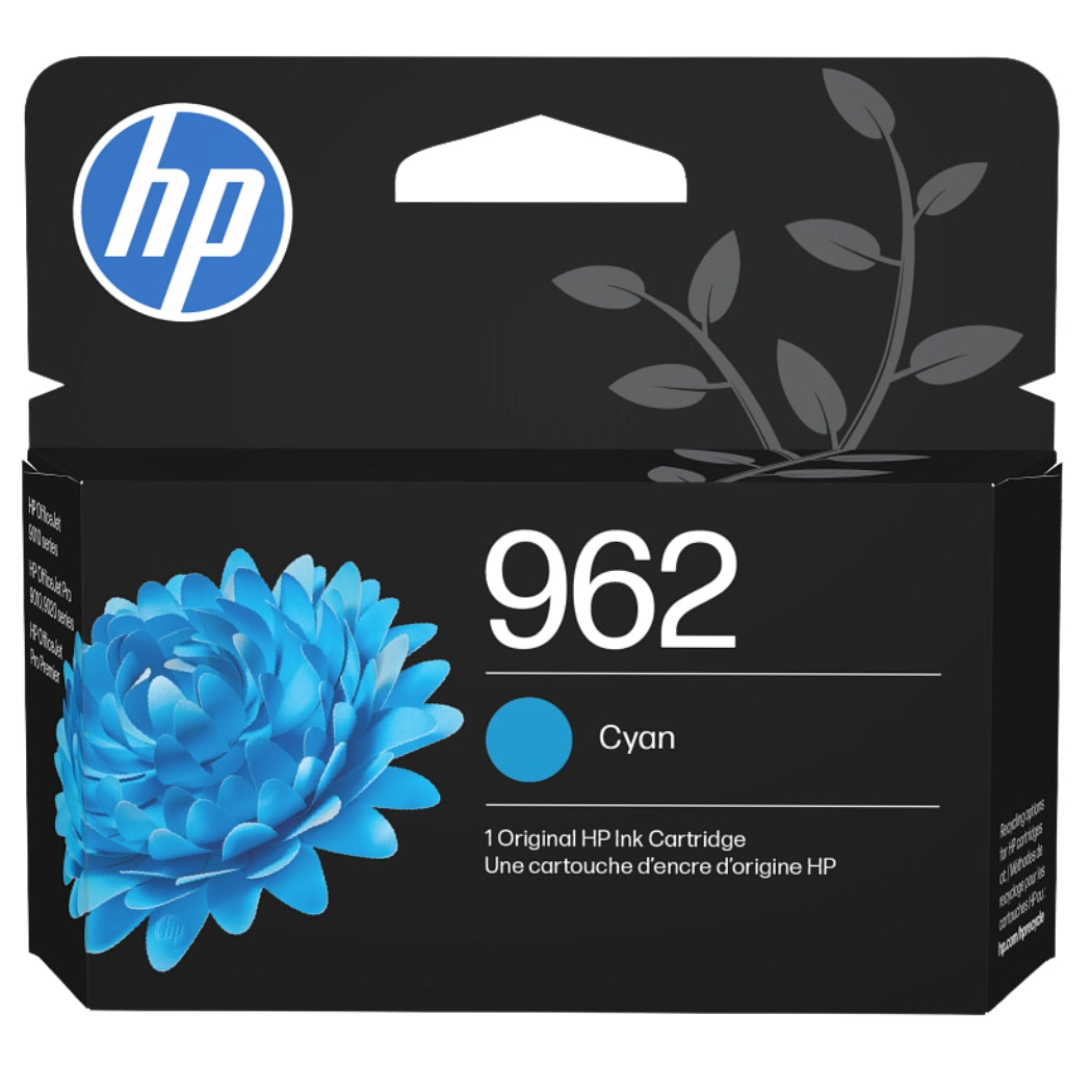 Original HP 962 (3HZ96AN) Cyan Ink Cartridge | DoorStepInk