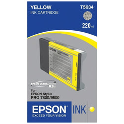 Original Epson T5634 Yellow Ink Cartridge