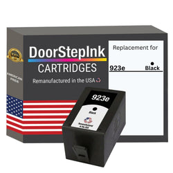 DoorStepInk Brand for HP 923e High Yield Black Remanufactured in USA Ink Cartridge, 4K0T7LN