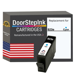 DoorStepInk Brand for HP 923e High Yield Cyan Remanufactured in USA Ink Cartridge, 4K0T4LN