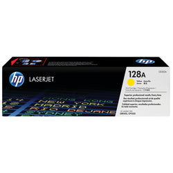 Original HP 128A Standard Yield Yellow Toner Cartridge, CE322A