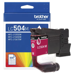 Original Brother LC504 Standard Yield Magenta Ink Cartridge