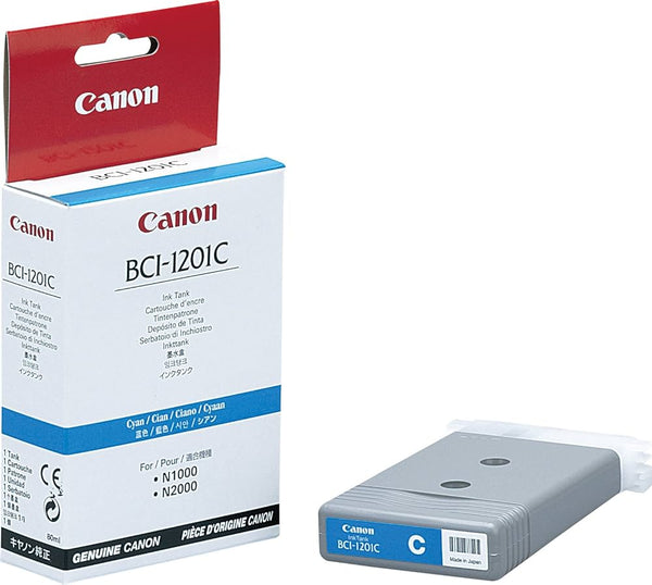 Genuine Canon BCI-1201 Cyan Standard-Yield Ink Cartridge, BCI-1201C