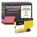 DoorStepInk Brand for Brother LC406/406XL Yellow Remanufactured in USA Inkjet Cartridge, LC406/406XLY