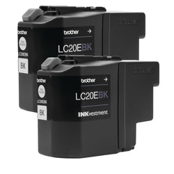 Original Brother LC209XXL Extra High Yield Black Ink Cartridge-Pack-2