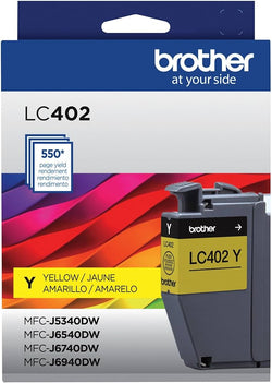 Genuine Brother LC402Y Standard Yield Yellow Ink Cartridge