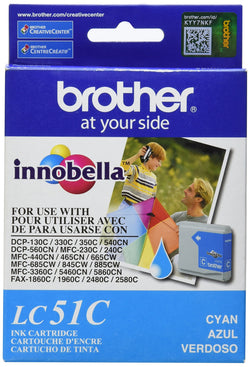 Brother LC51C Cyan Ink Cartridge