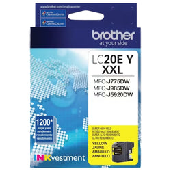 Brother LC20E Extra High Yield Yellow Ink Cartridge