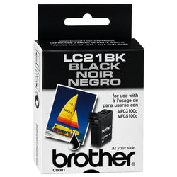 Brother LC21 Innobella Standard Yield Black Ink Cartridge, LC21BK