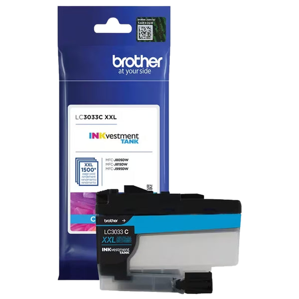 Brother LC3033C XXL Cyan Super High-Yield Tank Ink Cartridge
