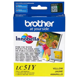 Brother LC51Y Yellow Ink Cartridge