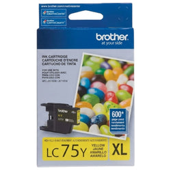 Original Brother LC75 Yellow Ink Cartridge